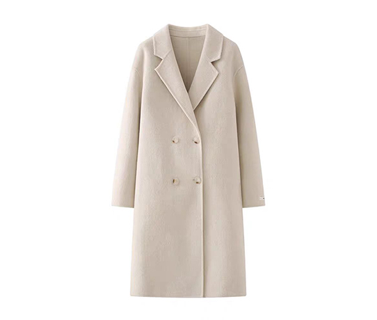 Womens long woolen coat