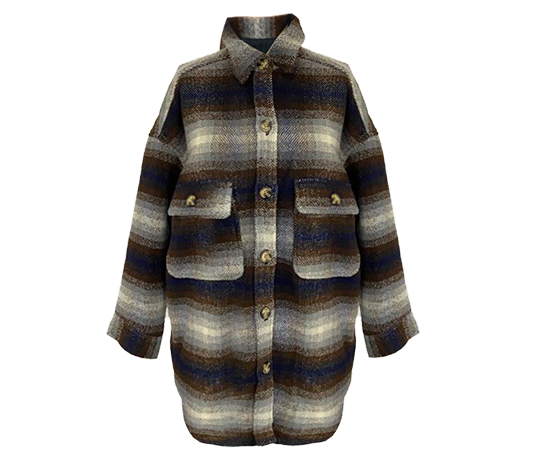 Mens long woolen coat