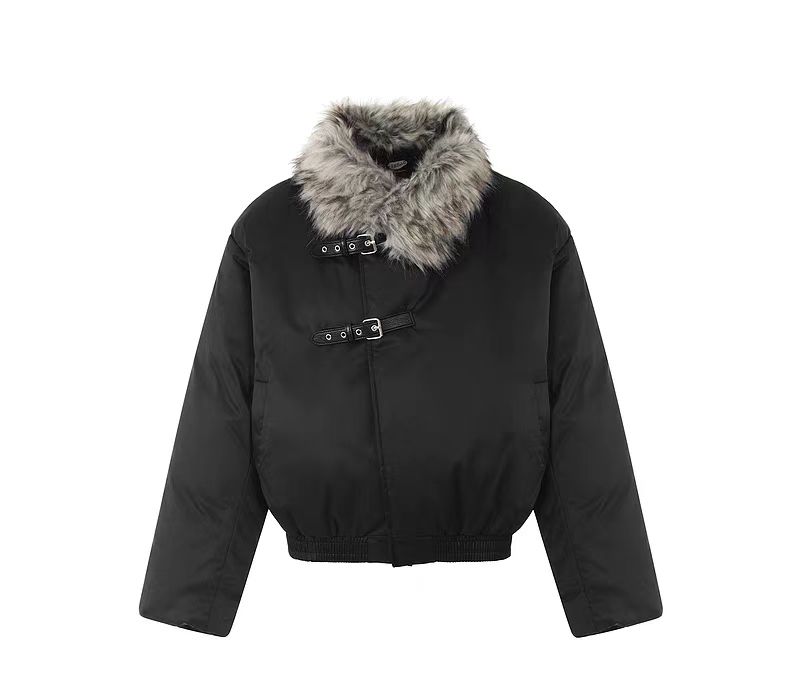 Womens fur collar jacket